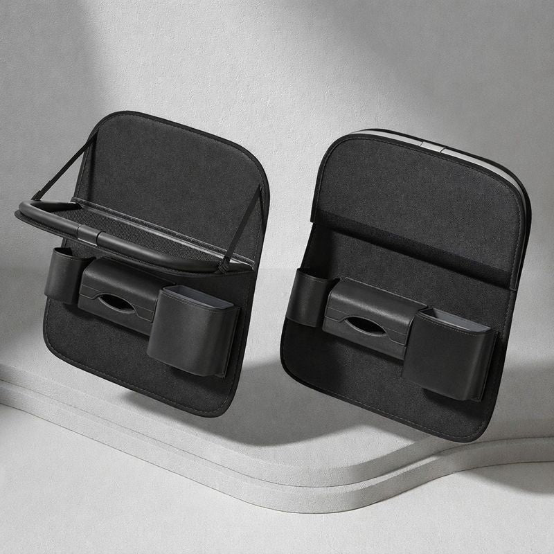 Car Backseat Organizer with Foldable Tray