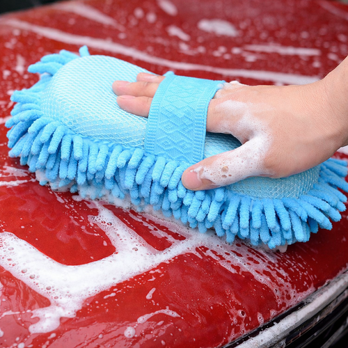 Chenille Microfiber Car Wash Mitt