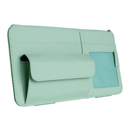 Nappa Leather Car Sun Visor Organizer