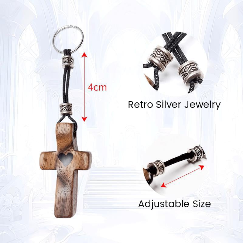 Handcrafted Wooden Cross My Heart